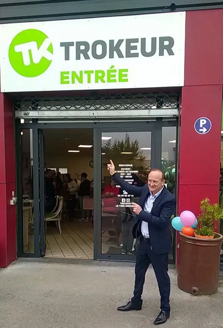 Pierre Marzin directeur du réseau des entreprises de débarras TROKEUR