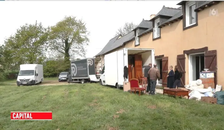 Débarras Succession sur M6 avec l'émission CAPITAL. Image ©M6, CAPITAL