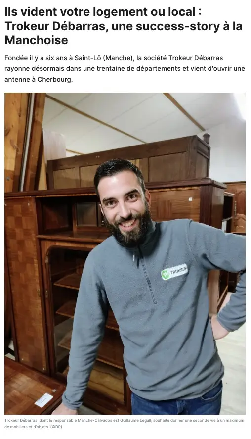 TROKEUR Débarras 14 Calvados 50 Manche